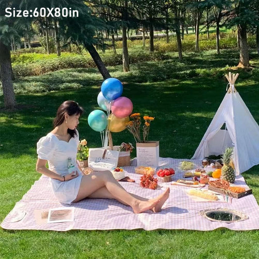 Outdoor Escape Blanket - Waterproof & Sandproof Picnic Mat For Beach, Campus & Camping