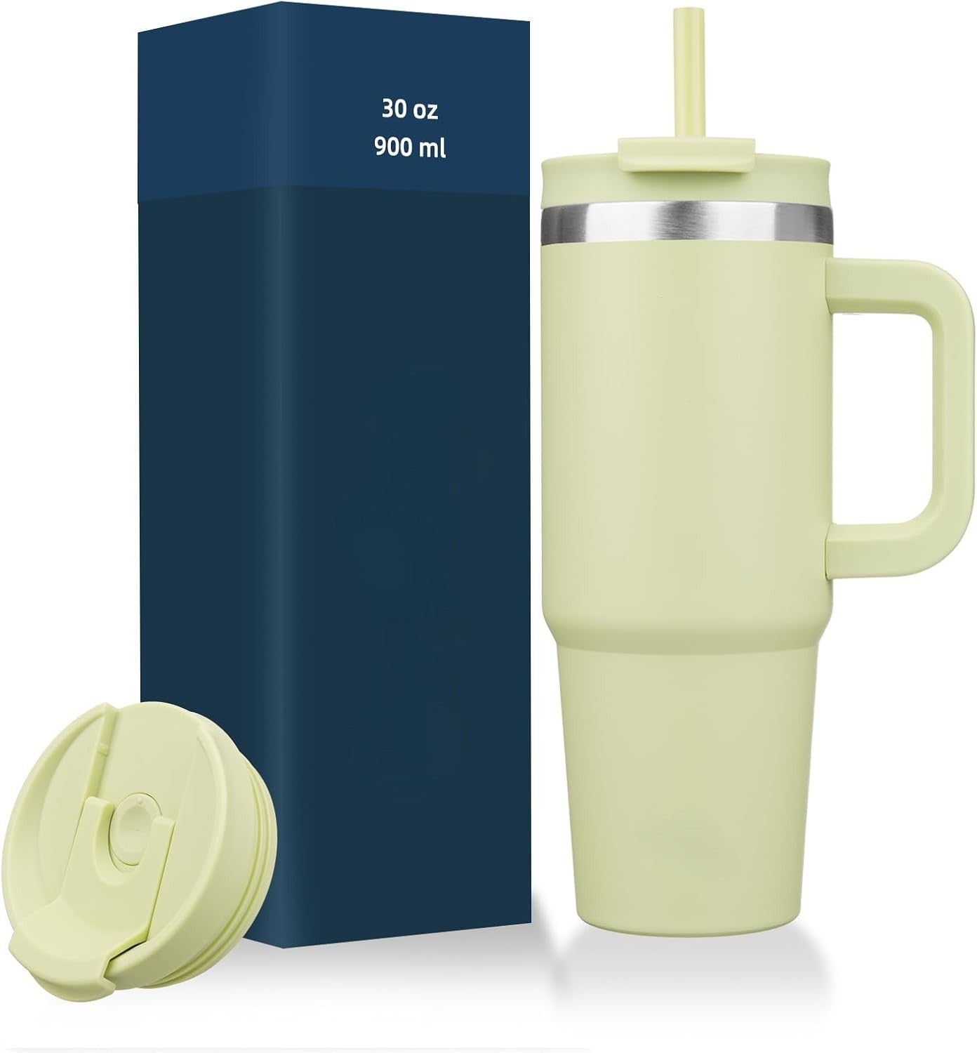 Everyday Tumbler - Insulated Water Bottle with Handle & Straw Lid for Campus, Gym & Outdoor Adventures