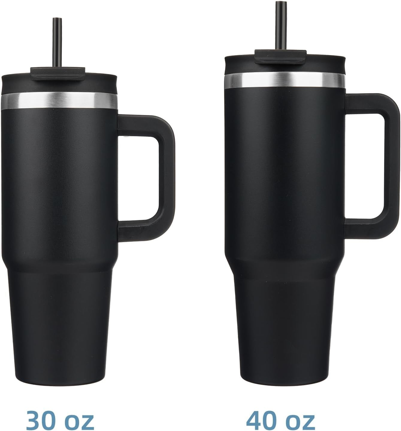 Everyday Tumbler - Insulated Water Bottle with Handle & Straw Lid for Campus, Gym & Outdoor Adventures