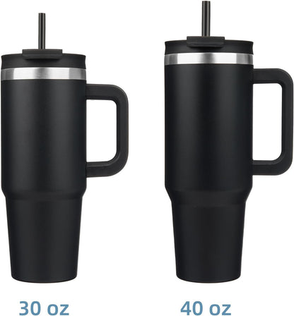 Everyday Tumbler - Insulated Water Bottle with Handle & Straw Lid for Campus, Gym & Outdoor Adventures