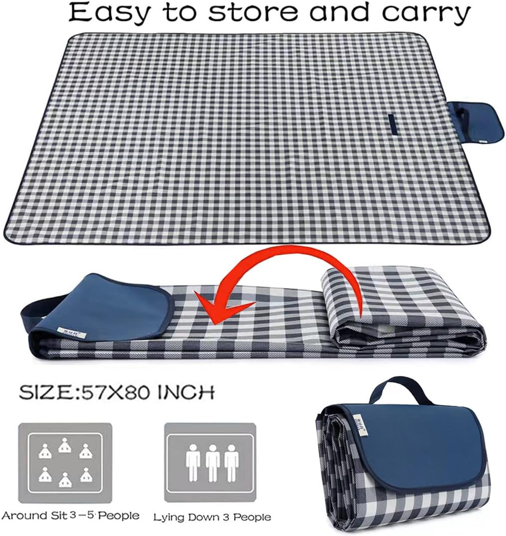 Outdoor Escape Blanket - Waterproof & Sandproof Picnic Mat For Beach, Campus & Camping