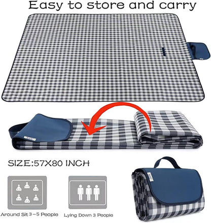 Outdoor Escape Blanket - Waterproof & Sandproof Picnic Mat For Beach, Campus & Camping
